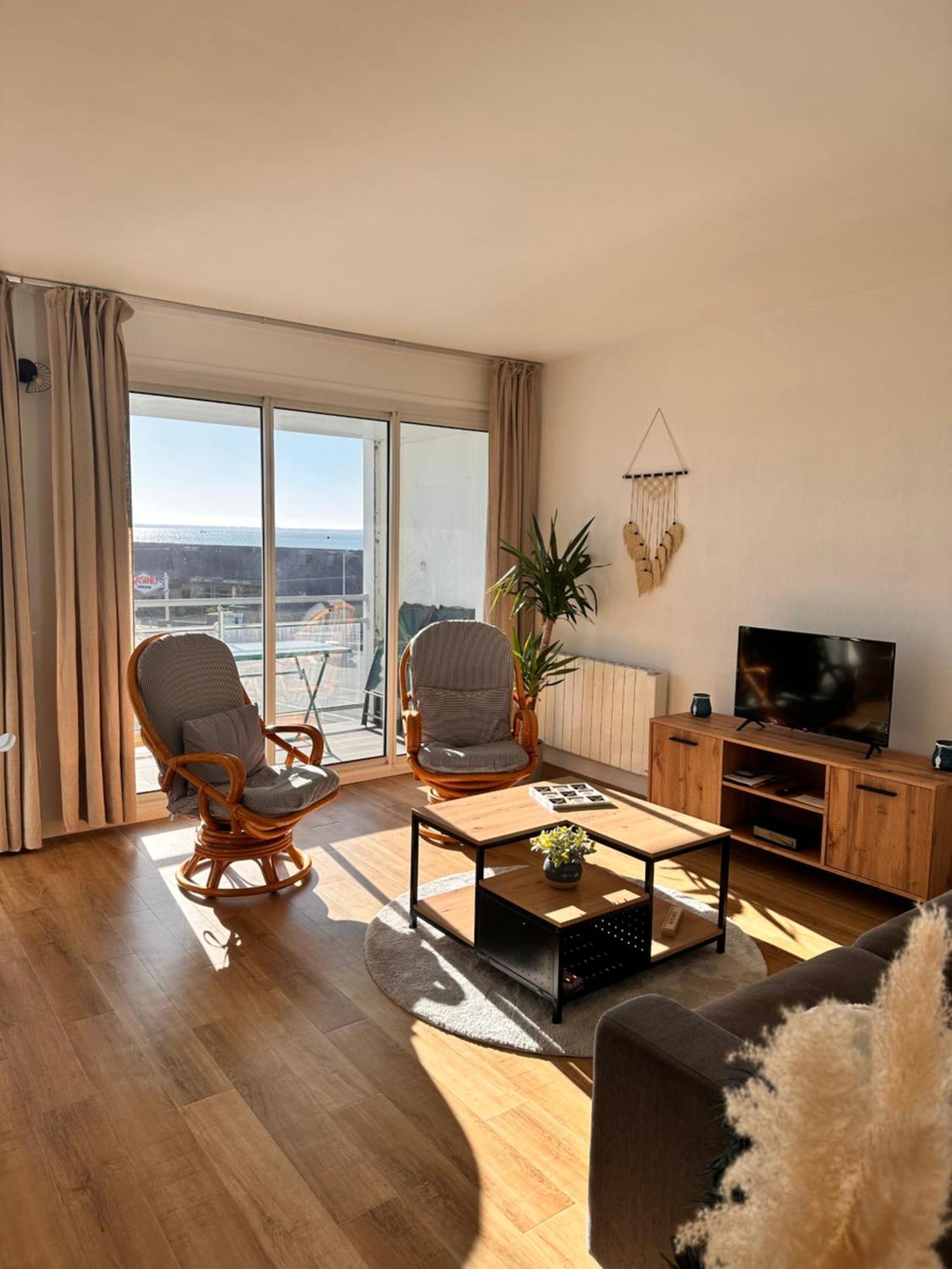 Appartement Vue Sur Mer, A Deux Pas De La Plage Port-Haliguen Exterior foto